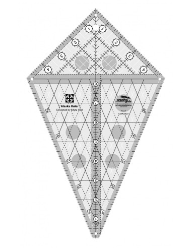 Règle Non-Slip Alaska Ruler Creative Grids