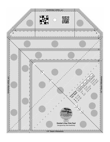 Règle Non-Slip Hunter's Star trim Tool Creative Grids