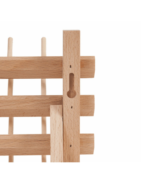 Expositor de madera para 25 carretes de hilo