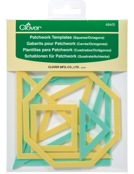 Plantillas de patchwork - Cuadrado y octógono