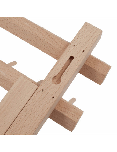 Expositor de madera para 120 carretes de hilo