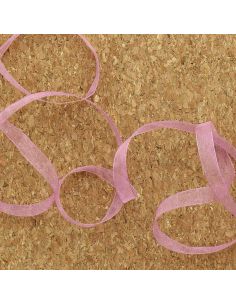 Ruban organza - Vieux rose