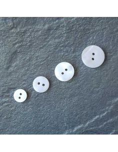Bouton nacre blanc