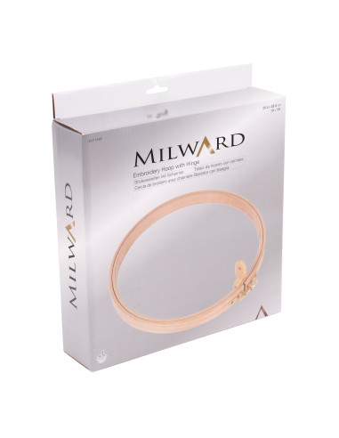 Cercle à broder avec charnière Milward - 25,4 cm