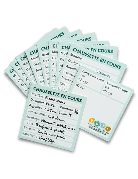 10 cartes Tricot en cours YKTL