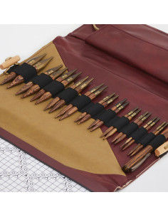 Kit de agujas circulares cortas KnitPro Deluxe Ginger 2