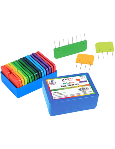Peines de bloqueo tricot rainbow KnitPro