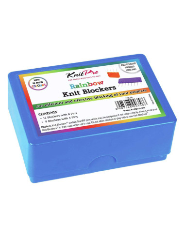 Peines de bloqueo tricot rainbow KnitPro