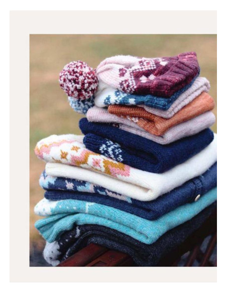 Libro tejer jacquard en redondo