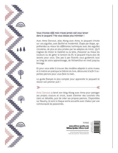 Libro tejer jacquard en redondo