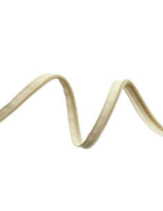 Piping de vestimenta de terciopelo - Beige