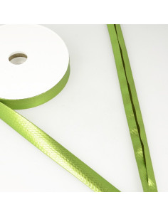 Cinta al bies metalizada - Verde manzana