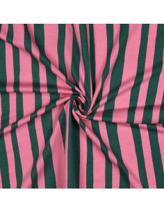 Tissu sweat fleurs des champs - Fond violet
