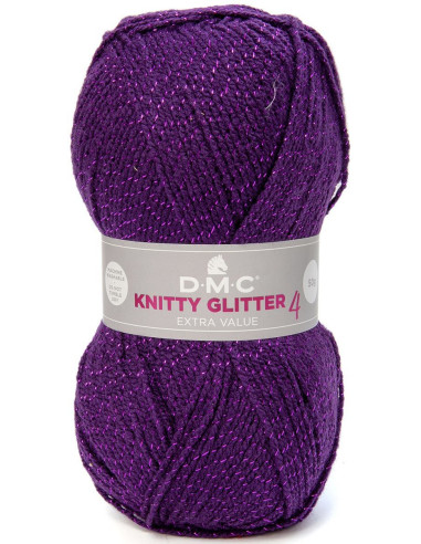 Hilo para tejer Knitty 4 Glitter DMC