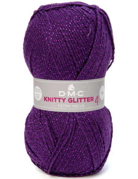 Hilo para tejer Knitty 4 Glitter DMC
