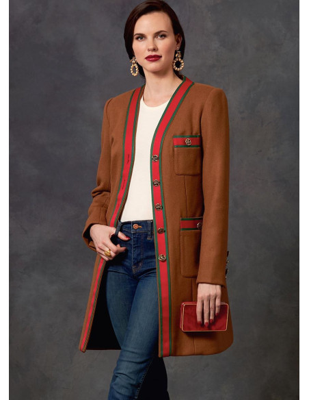 Patrón de chaqueta, vestido y falda - Vogue 1643
