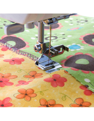 Herramienta para coser borde a borde