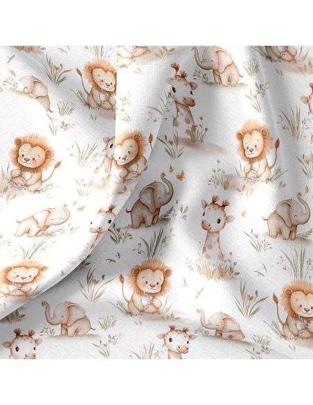 Tissu popeline de coton - Melte blanc