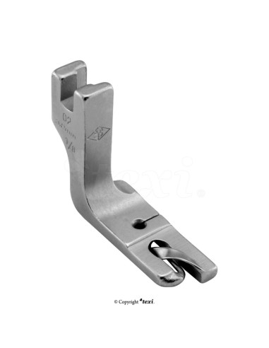 Pie de dobladillo doble 1/8" (3,2 mm)
