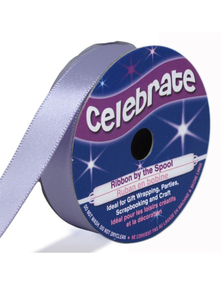 Cinta de satén Celebrate malva - 13 mm x 6 metros
