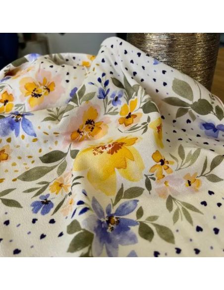 Tissu crêpe de viscose Mélia - My Dress Made