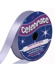 Cinta de satén Celebrate lila - 9 mm x 6 metros