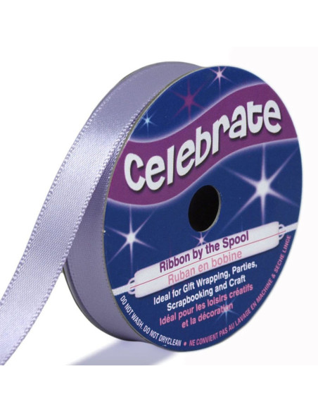 Cinta de satén Celebrate lila - 9 mm x 6 metros
