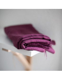 Tejido tencel crepé - Burdeos 2