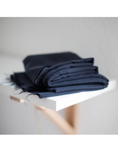 Tejido tencel crepé - Negro
