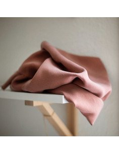 Tejido tencel crepé - Rosa antiguo