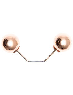 Pasador de tornillo de 2 cabezas rama oro 65 mm - Oro rosa