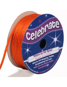 Cordón cola de ratón Celebrate naranja - 2 mm x 10 metros