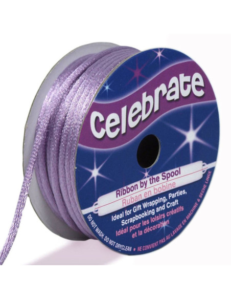 Cordón cola de ratón Celebrate malva - 2 mm x 10 metros