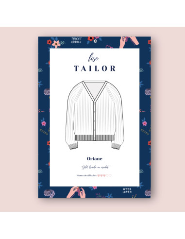 Patron de crochet - Gilet Orianne - Lise Tailor