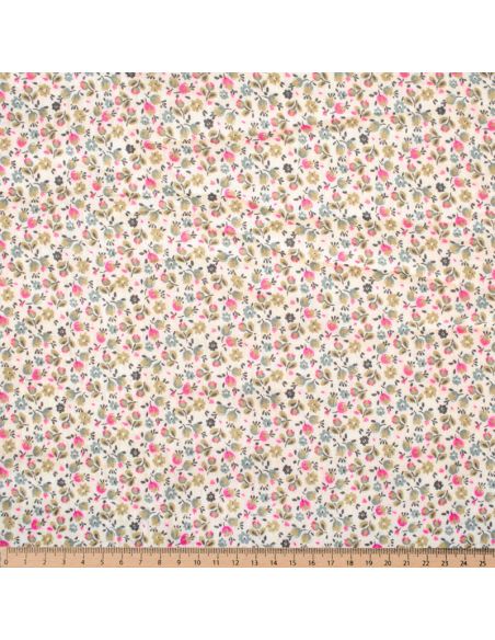 Tissu double gaze imprimé - Caseille