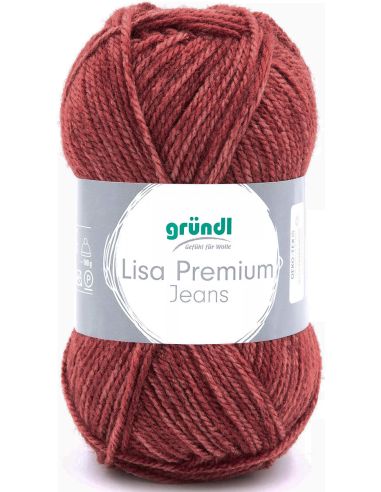 Fil à tricoter Lisa Premium Jeans Gründl