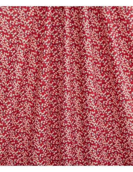 Tissu Liberty - Mitsi Valeria rouge coquelicot