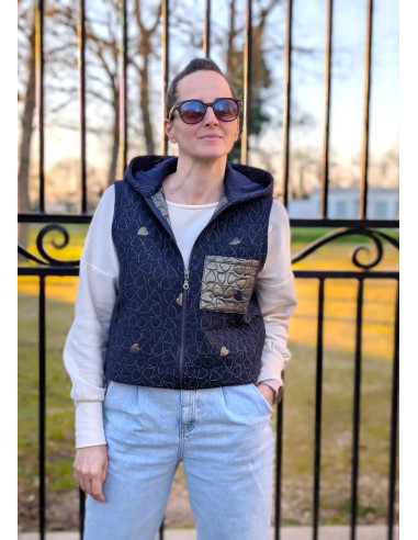 Patron de gilet Naya - Anna Rose patterns