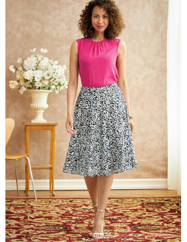 Patrón de chaqueta, vestido, blusa, falda y pantalón - Butterick 6718