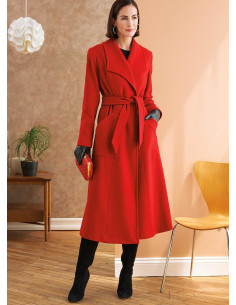 Patrón de prenda exterior y cinturón - Butterick 6720