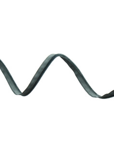 Piping de vestimenta de terciopelo - Gris antracita