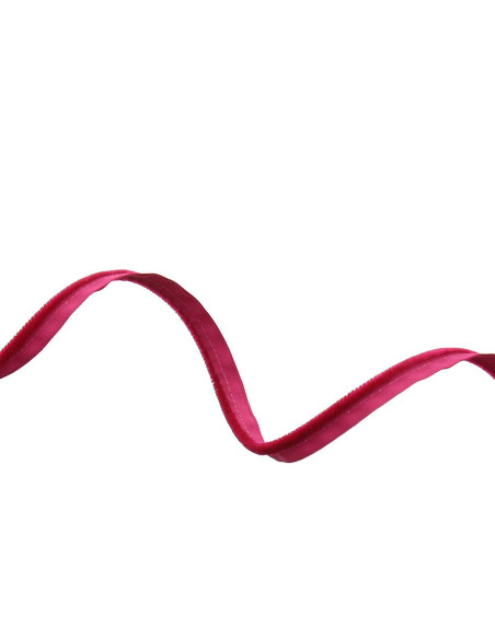Piping de vestimenta de terciopelo - Fucsia