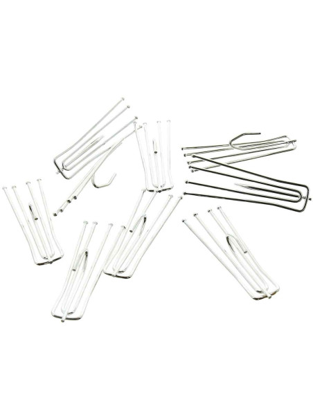 Grapas de 4 ramas plegado flamenco 30 mm de cabeza de enganche bajo