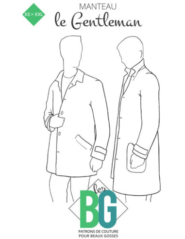 Patrón de abrigo Gentleman - Los BG