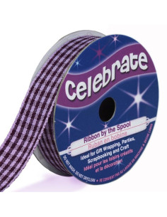 Cinta Vichy Celebrate violeta - 15 mm x 4 metros
