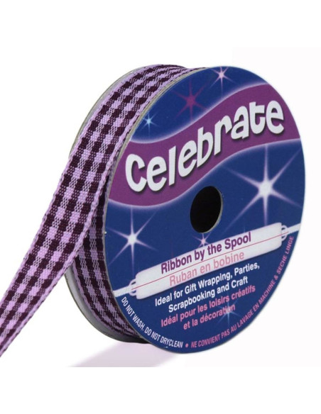 Cinta Vichy Celebrate violeta - 9 mm x 5 metros