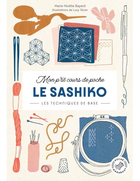 Livre mon p'tit cours de poche - Le Sashiko