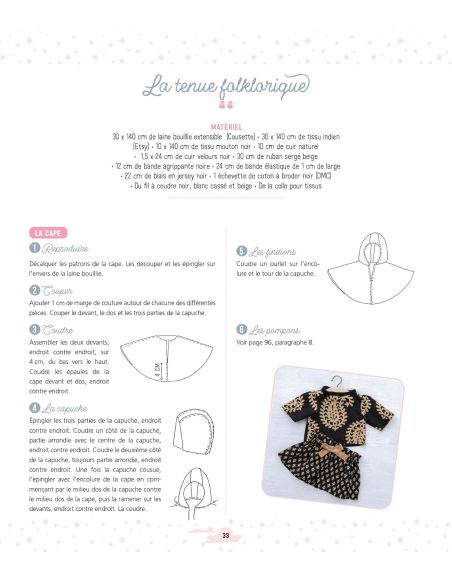 Livre je couds la garde robe de ma poupée