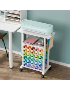 Meuble mobile pour vinyle et machine de découpe Crafit Beegrid R30 2