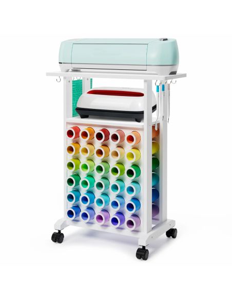 Meuble mobile pour vinyle et machine de découpe Crafit Beegrid R30